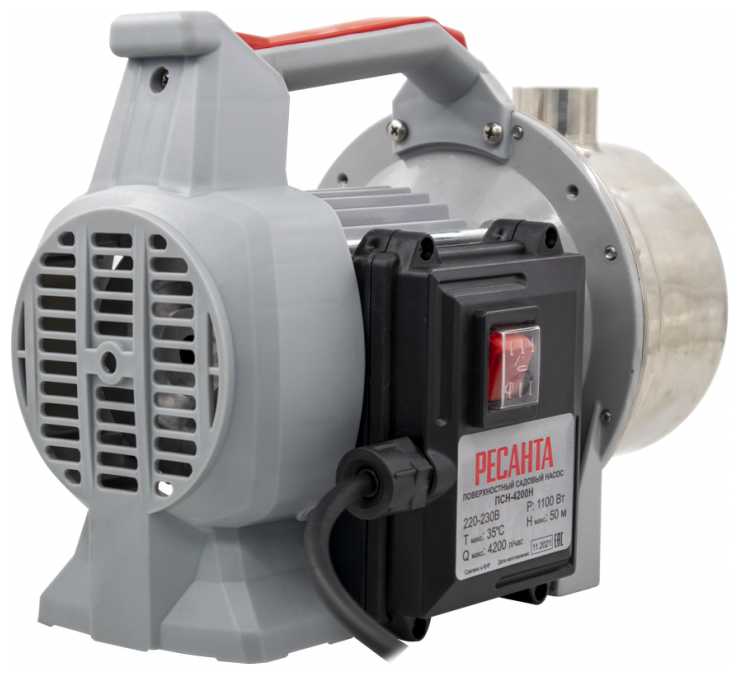 Поверхностный насос Ресанта ПСН-4200Н фотография 3