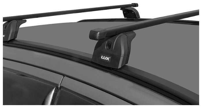 Багажник на крышу LUX прямоугольные дуги 1,2м на БМВ Х4 G02 2018-2022, арт:21214-10 фотография 2