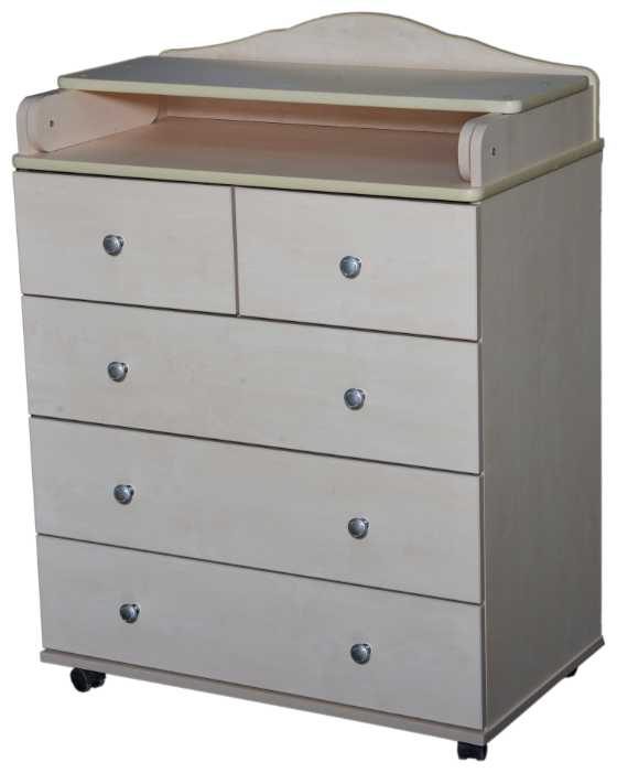 Пеленальный комод Кедр Victoria 805 ЛДСП фотография 12