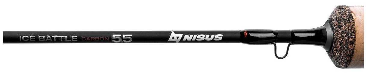 Удилище для зимней рыбалки Nisus Ice Battle 55 Carbon (N-IB55) фотография 3
