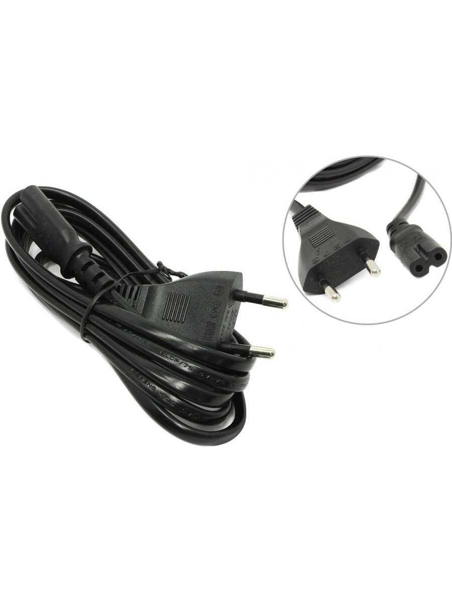 Кабель питания Без бренда IEC C7 2-pin EU [Европейский стандарт] фотография 4