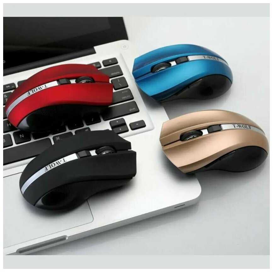 Беспроводная бесшумная компьютерная мышь T-WOLF Q5 фотография 5