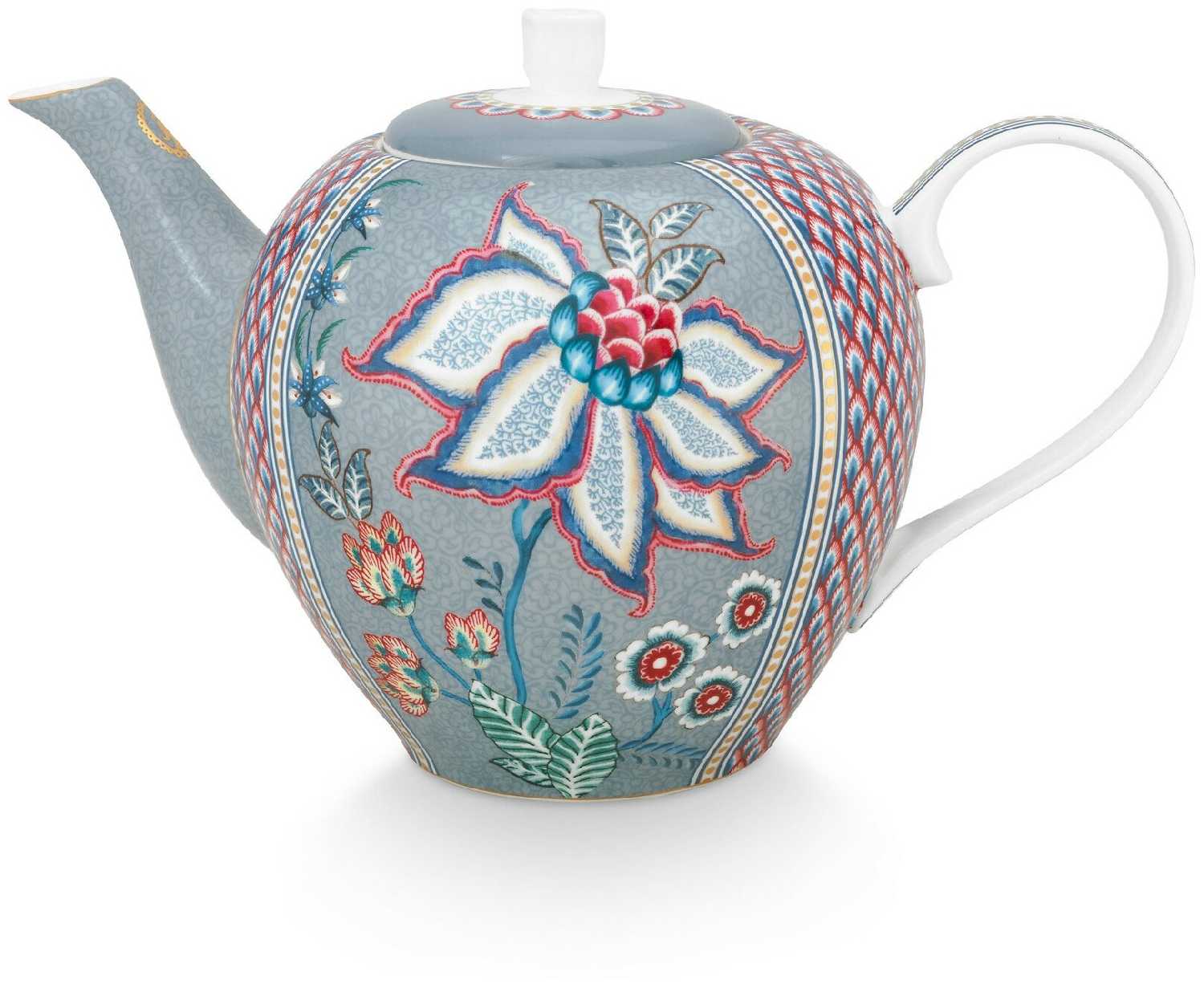 Чайник заварочный Pip Studio Flower Festival Light Blue, 1,6 л, WW.51.005.066