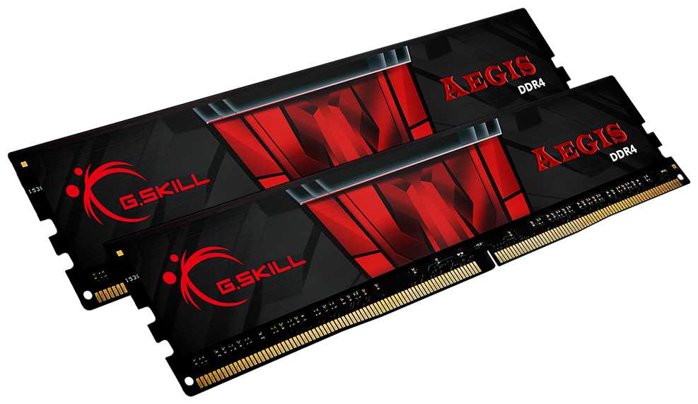 Оперативная память G.SKILL Aegis 16 ГБ (8 ГБ x 2 шт.) DDR4 3200 МГц DIMM CL16 F4-3200C16D-16GIS фотография 1