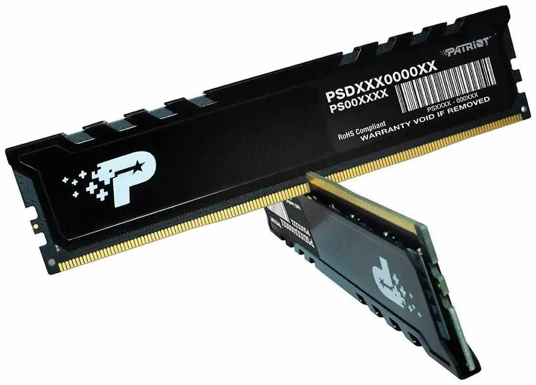 Оперативная память Patriot DDR-5 DIMM 32Gb (2x16Gb) (PSP532G4800KH1) фотография 10
