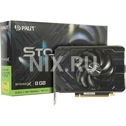 Видеокарта Palit GeForce RTX 4060 Ti StormX (NE6406T019P1-1060F) фотография 1