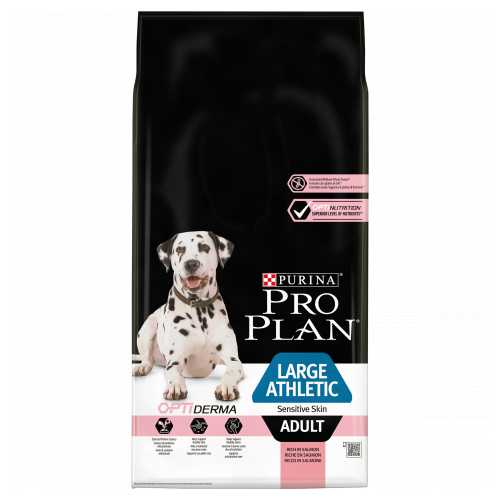 Сухой корм для собак Purina Pro Plan Large Athletic Sensitive Skin с лососем фотография 1