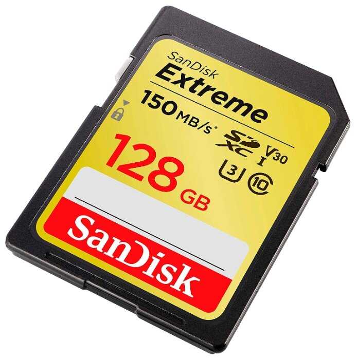 Карта памяти SanDisk Extreme SDXC Class 10 UHS Class 3 V30 150MB/s фотография 1