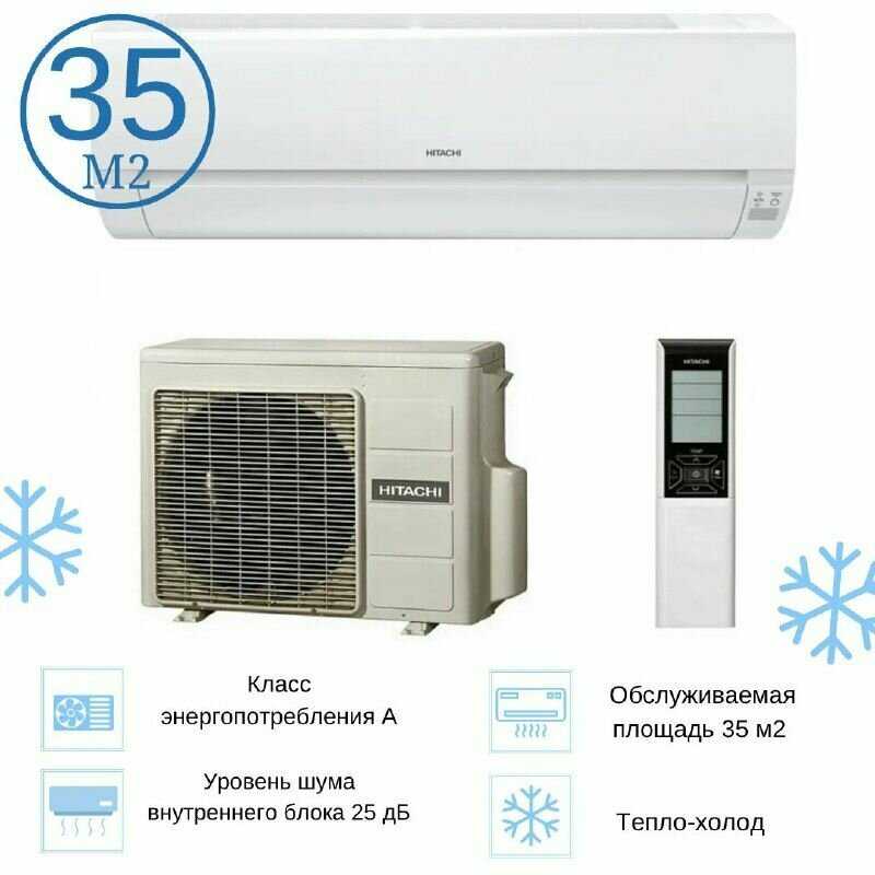 Сплит-система Hitachi Sendo (RAK-35RPE/RAC-35WPE) фотография 9