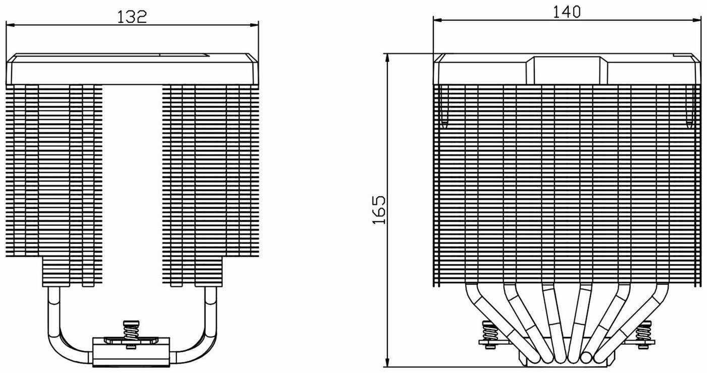 Кулер для процессора Thermalright Peerless Assassin 140 Digital [140 мм+120 мм, 1850 RPM, 29.6 дБ, 4-pin] фотография 4