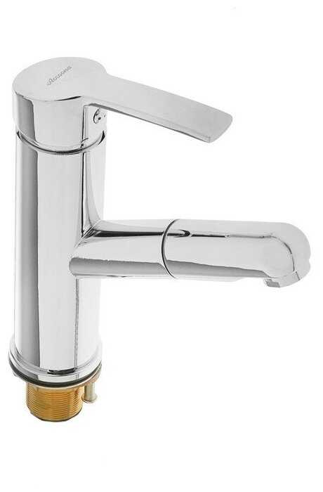 Смеситель для раковины (умывальника) Accoona A9290-1, рычажный