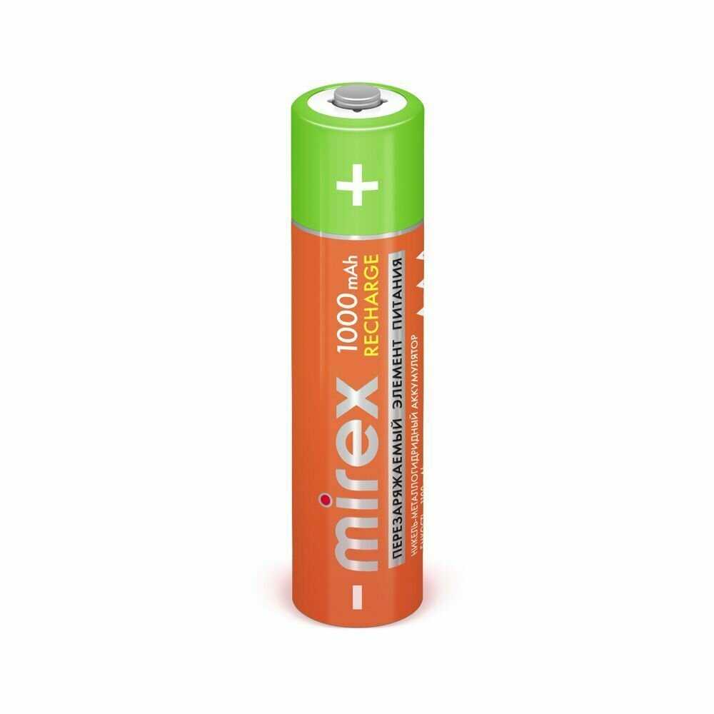 Аккумулятор Mirex Rechargeable AAA (1000 мА·ч) фотография 8