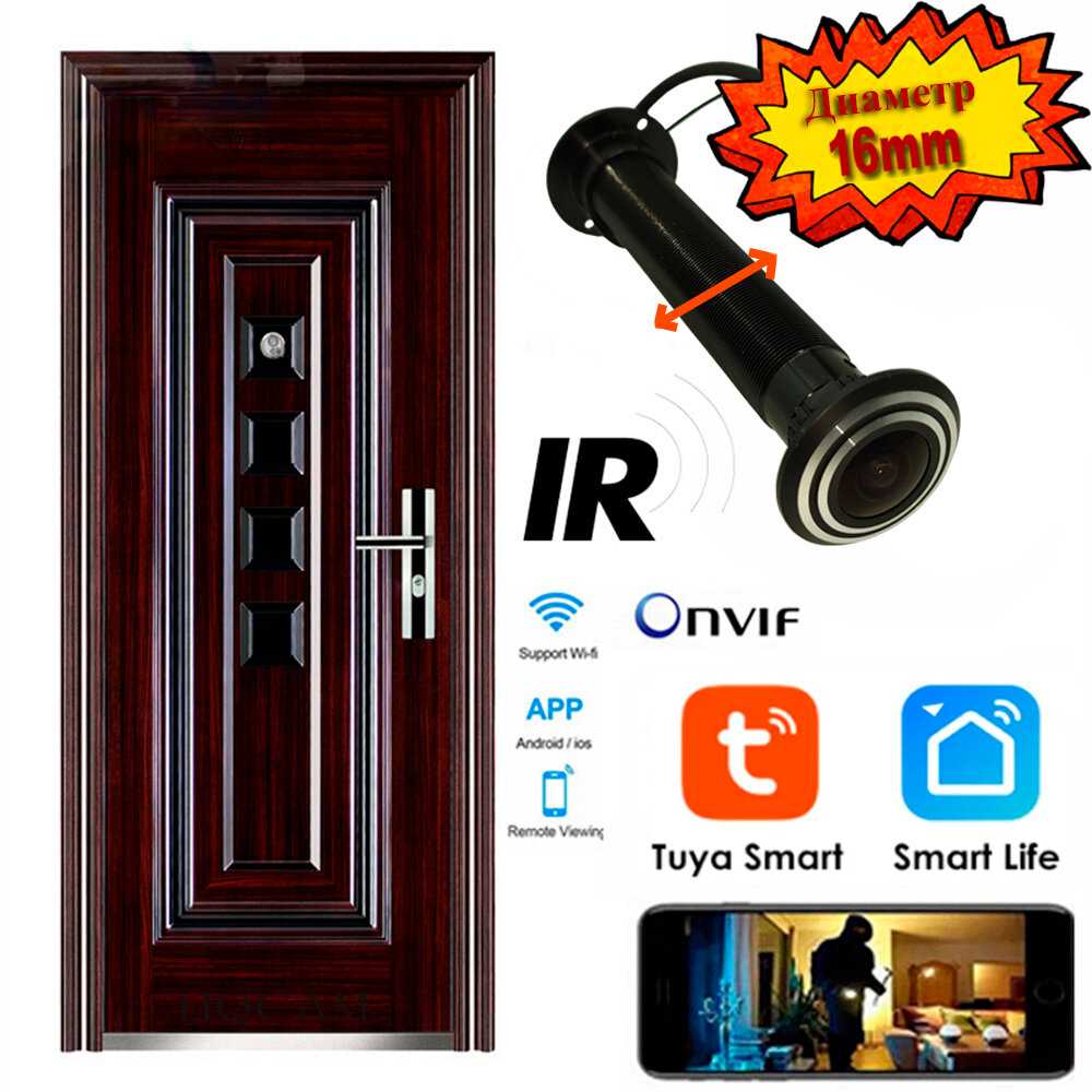 Wi-Fi видеоглазок Seon R16