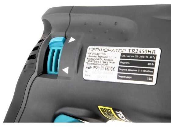 Перфоратор Tesla TR2450HR, без аккумулятора, 800 Вт фотография 6