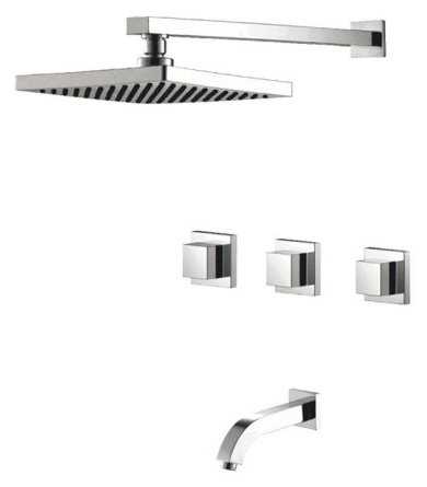 Верхний душ Raiber R9504, хром