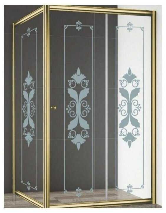 Душевой уголок Cezares Giubileo 100x100 A-2-100-SCORREVOLE-CP-G