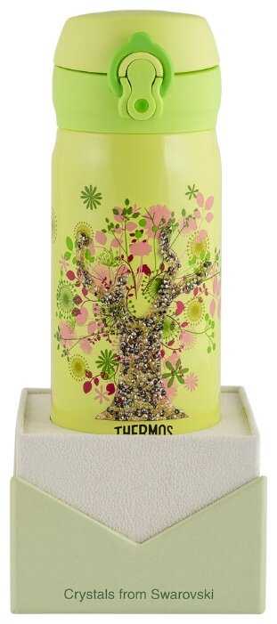 Термос из нерж. стали инкрустирован кристаллами Сваровски тм THERMOS JNL-350-SWTREE 0.35L фотография 2