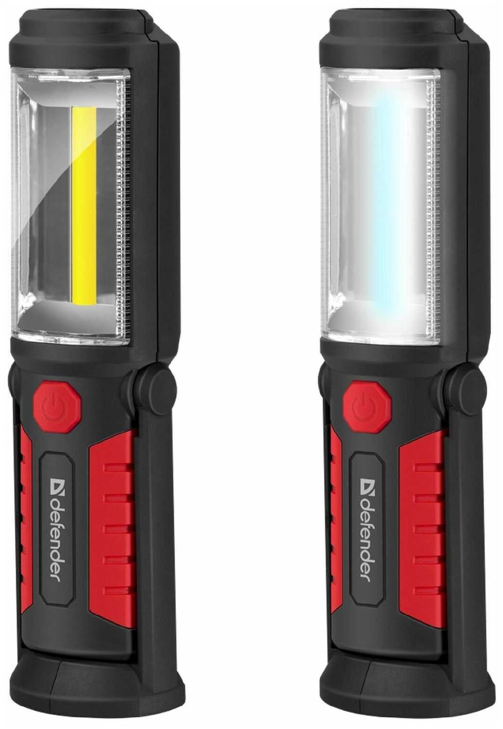 Светодиодный фонарик бытовой автомобильный LED+COB (2 режима) фотография 4