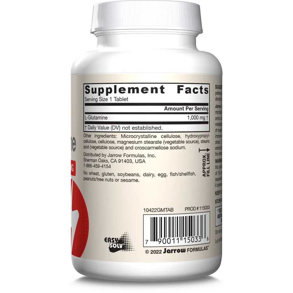 Jarrow Formulas L-Glutamine 1000 mg
