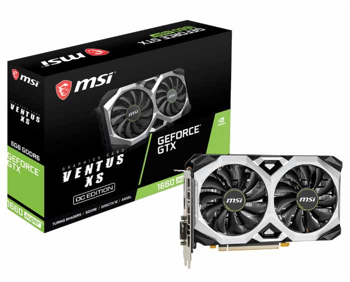 Видеокарта MSI GeForce GTX 1660 SUPER VENTUS XS OCV1 6GB фотография 4