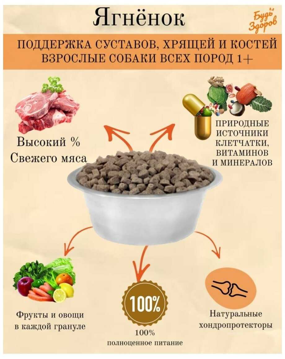 Корм для взрослых собак Живая сила Будь Здоров (с ягненком) фотография 12