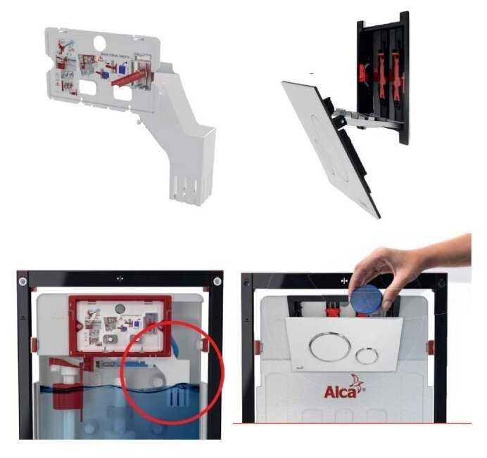 Рамная инсталляция Alcadrain AM101/1120-4:1 RU M570/M571/M578 фотография 5