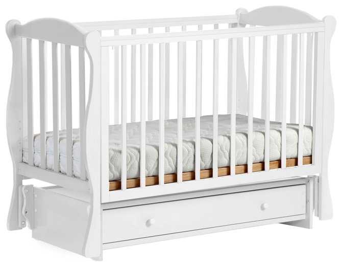 Кроватка ЛЕЛЬ (Кубаньлесстрой) Кубаночка-6 БИ 42, классическая, универсальный маятник фотография 5