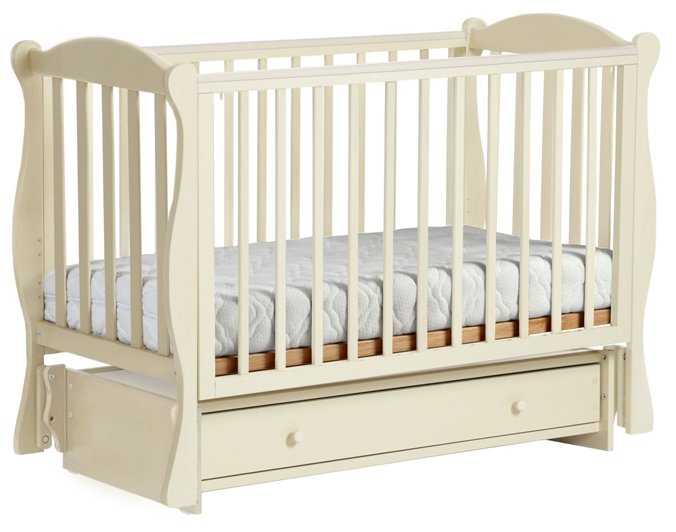 Кроватка ЛЕЛЬ (Кубаньлесстрой) Кубаночка-6 БИ 42, классическая, универсальный маятник фотография 6