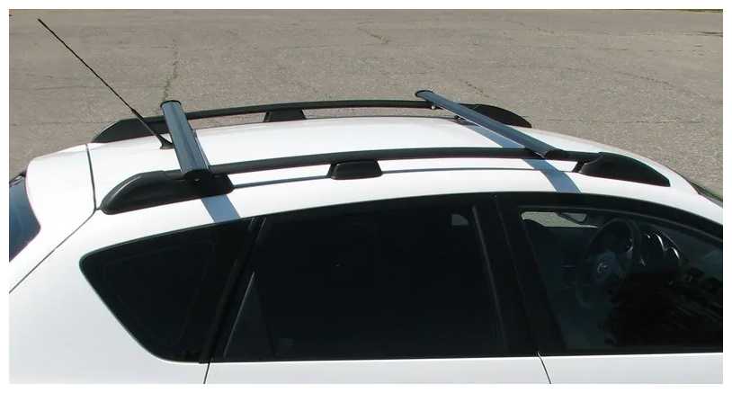 Рейлинги для Mazda 3 хэтчбек 2003-2009 черные фотография 6