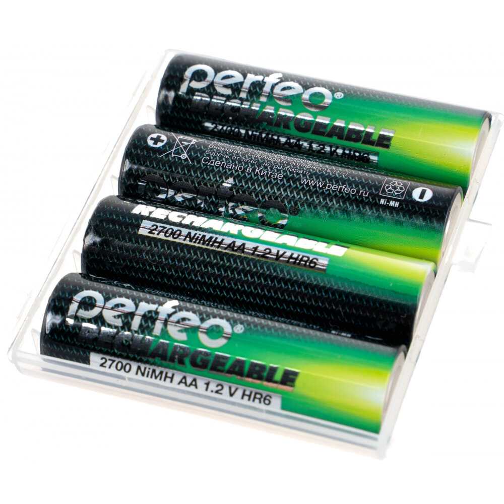 Аккумулятор Perfeo Rechargeable AA 2700 (2700) фотография 4