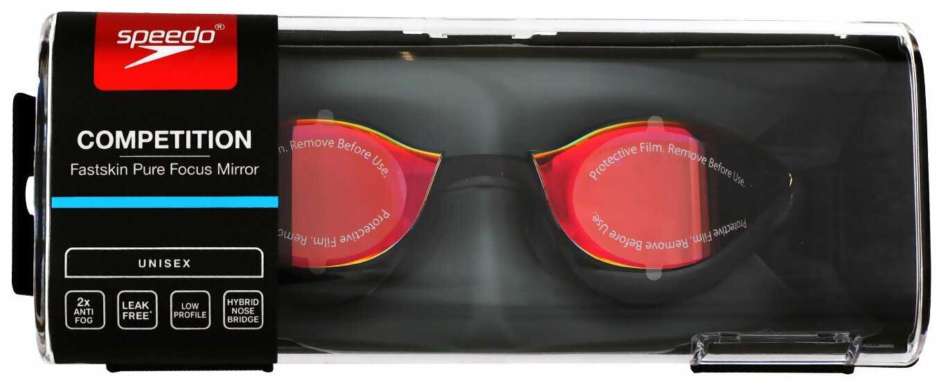 Очки для плавания Speedo Fastskin Pure Focus Mirror фотография 13