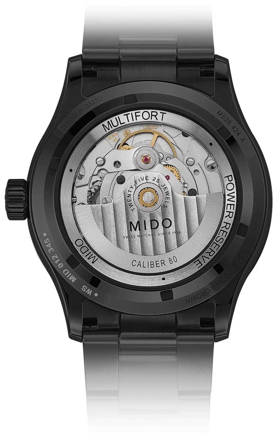 Часы Mido Multifort Power Reserve M038.424.33.061.00 фотография 1