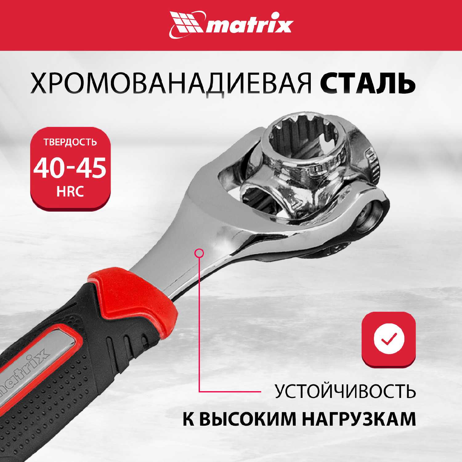 Ключ универсальный Matrix Ключ универсальный 48 в 1 (14999) фотография 1