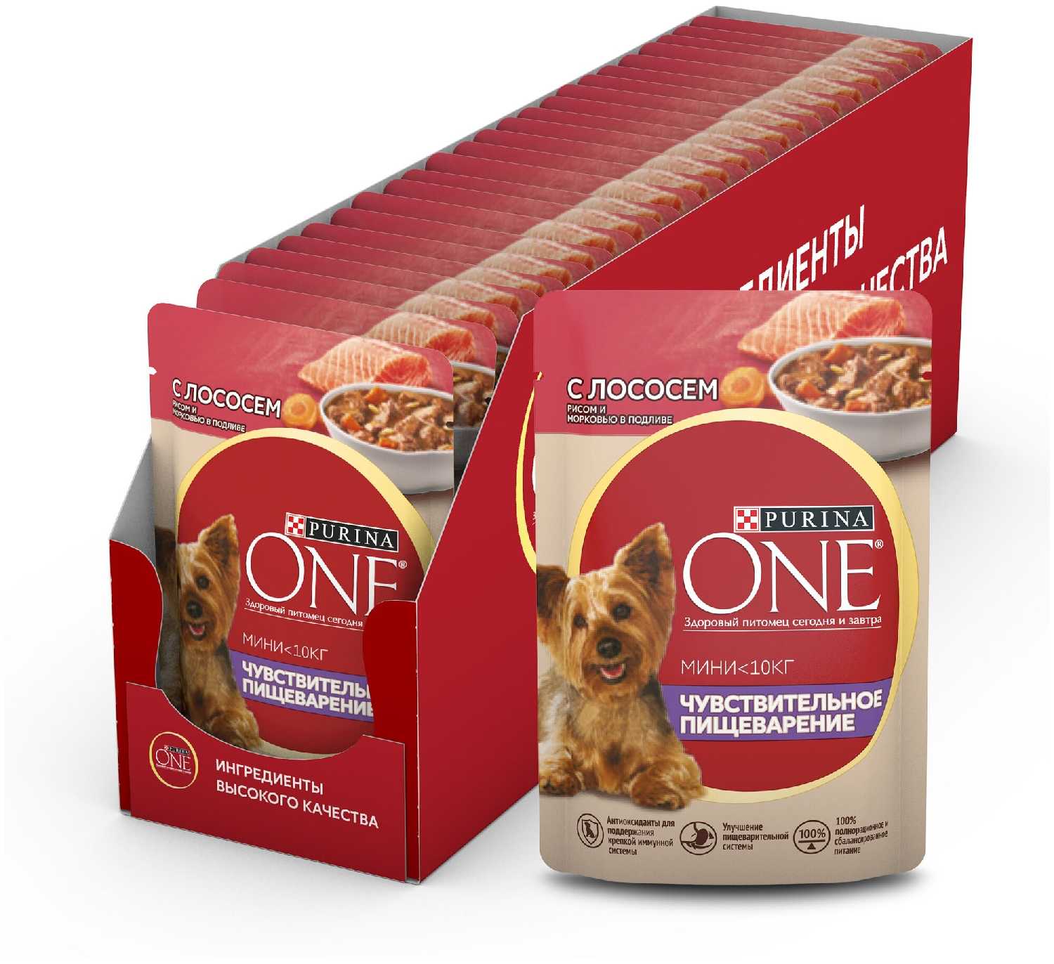 Корм для собак Purina ONE Мини Чувствительная фотография 2