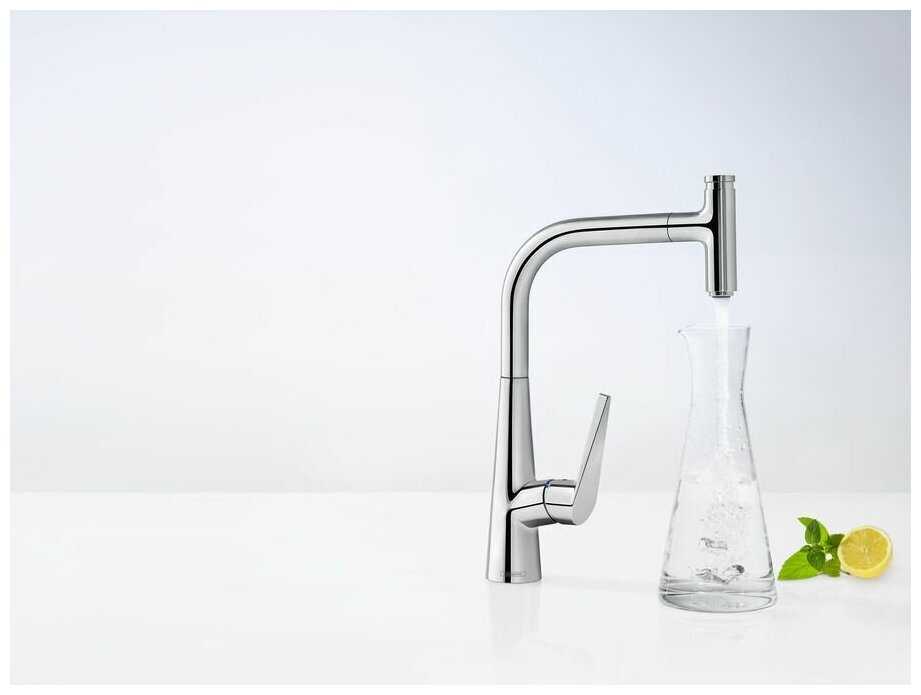 Смеситель для кухни (мойки) hansgrohe Talis Select S 72821000, нажимной фотография 6