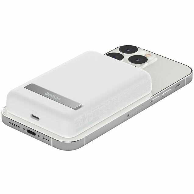 Внешний аккумулятор Belkin Boost Charge Magnetic Wireless с подставкой (5000 мАч) фотография 9