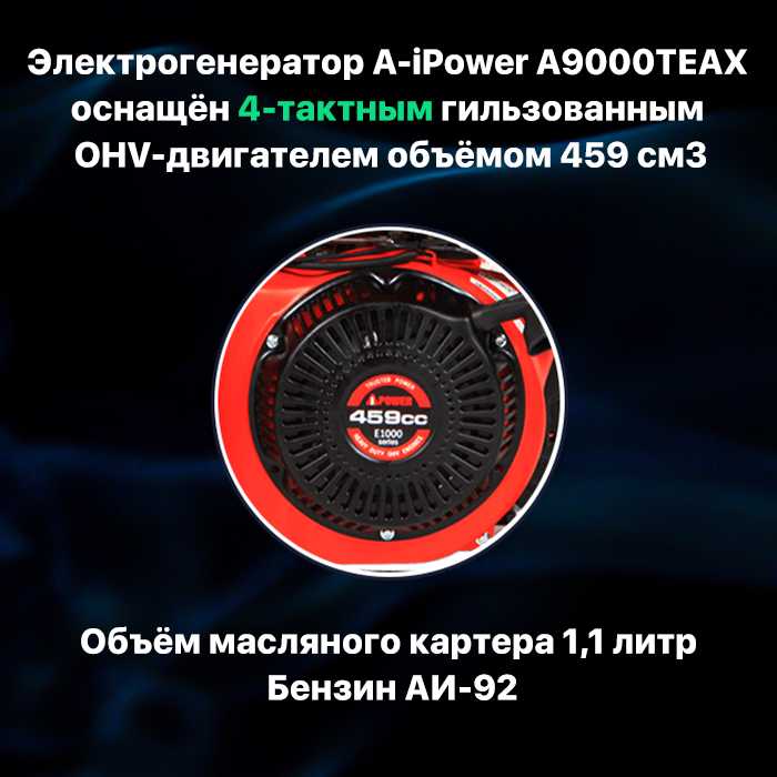 Бензиновый генератор A-iPower A9000TEAX (8.5 кВт) фотография 11