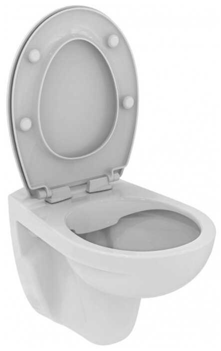 Чаша унитаза подвесная Ideal STANDARD Eurovit K881201 с горизонтальным выпуском фотография 1