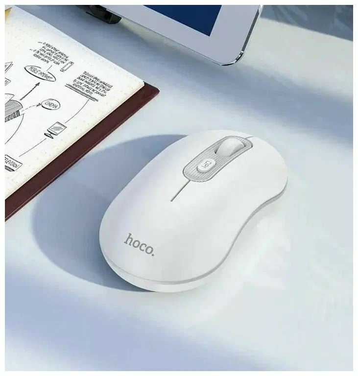 Мышь беспроводная Hoco GM21 Platinum (1000/1200/1600 dpi) фотография 18