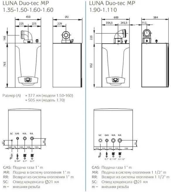 Конденсационный газовый котел BAXI LUNA Duo-tec MP 1.50 фотография 18