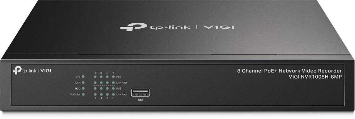 Сетевой видеорегистратор TP-Link NVR1008H-8MP [8-канальный, PoE+] фотография 2