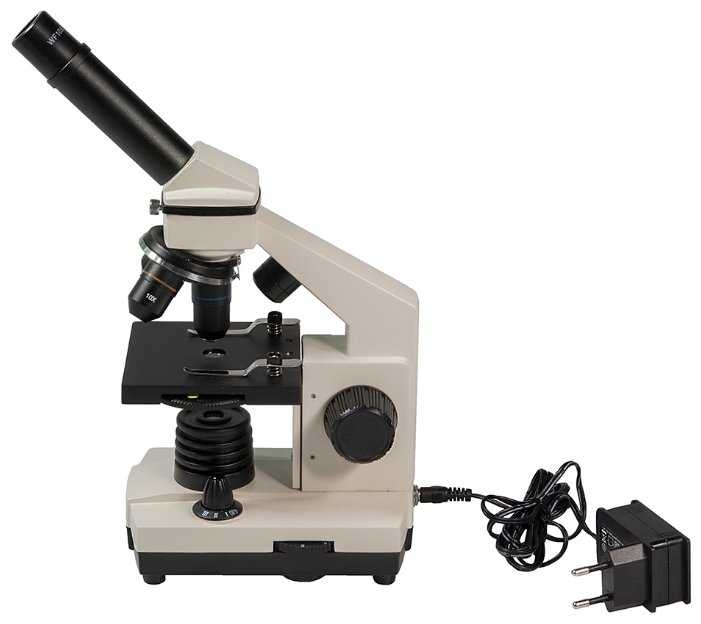 Микроскоп Микромед Эврика 40–1280х с видеоокуляром, в кейсе фотография 4