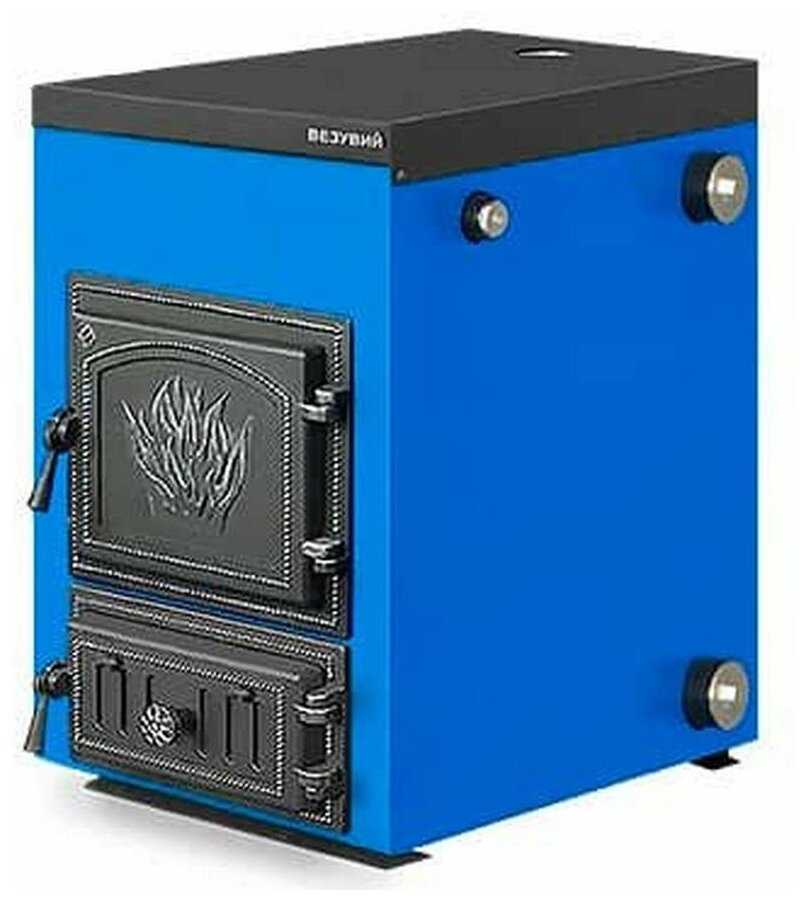 Твердотопливный котел Везувий Эльбрус-10 одноконтурный