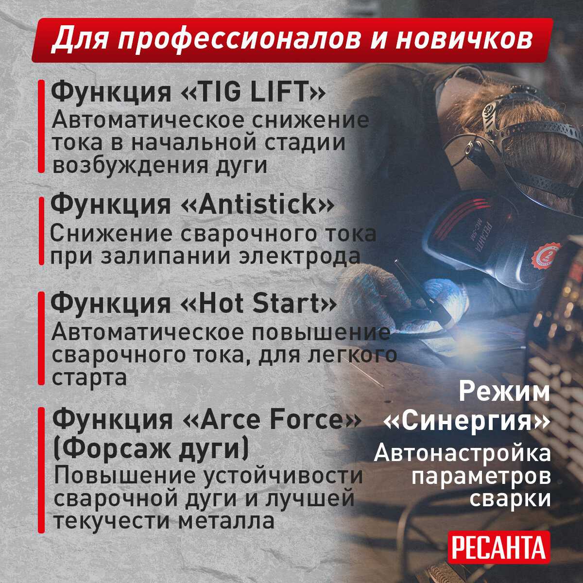 Сварочный аппарат Ресанта САИ-160Д фотография 16
