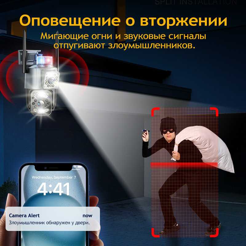 Камера видеонаблюдения уличная GCL Камера видеонаблюдения с Wi-Fi и 4G фотография 13
