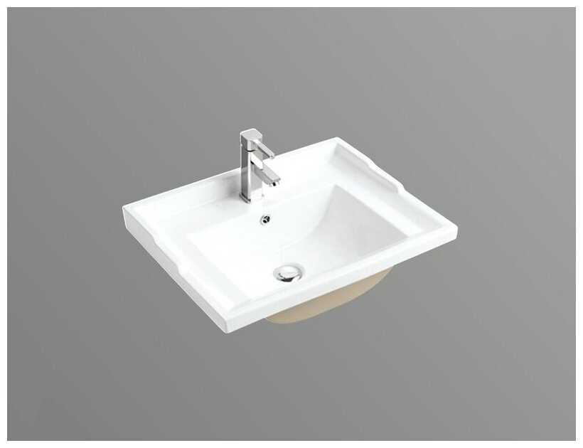 Раковина CeramaLux врезная NYJ 840-60, белый