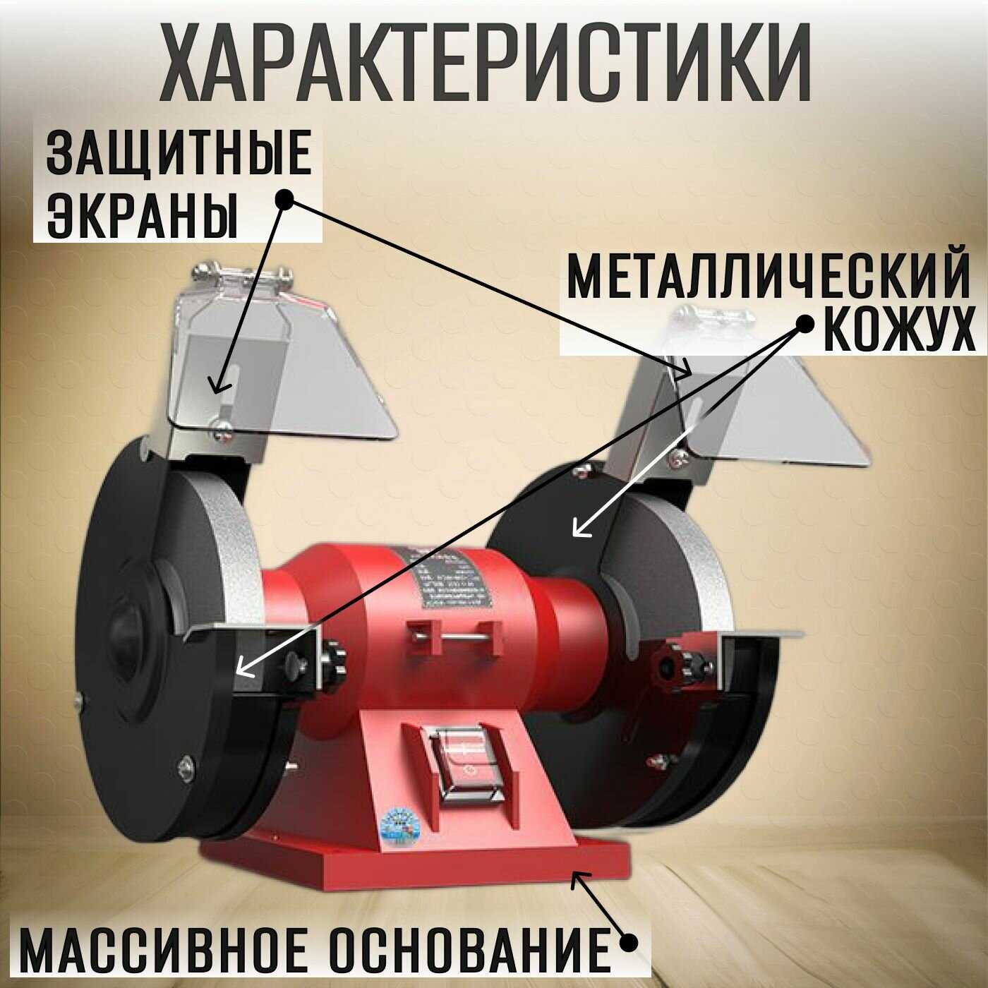 Станок точильный электрический Точильный станок фотография 1