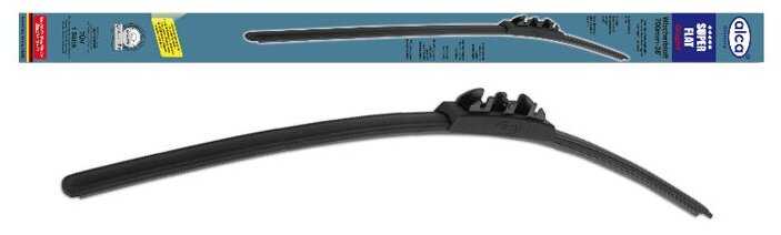 Щетка стеклоочистителя бескаркасная ALCA Super Flat Graphit 23
