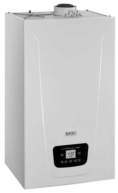 Конденсационный газовый котел BAXI Luna Duo-tec E 33, двухконтурный фотография 1