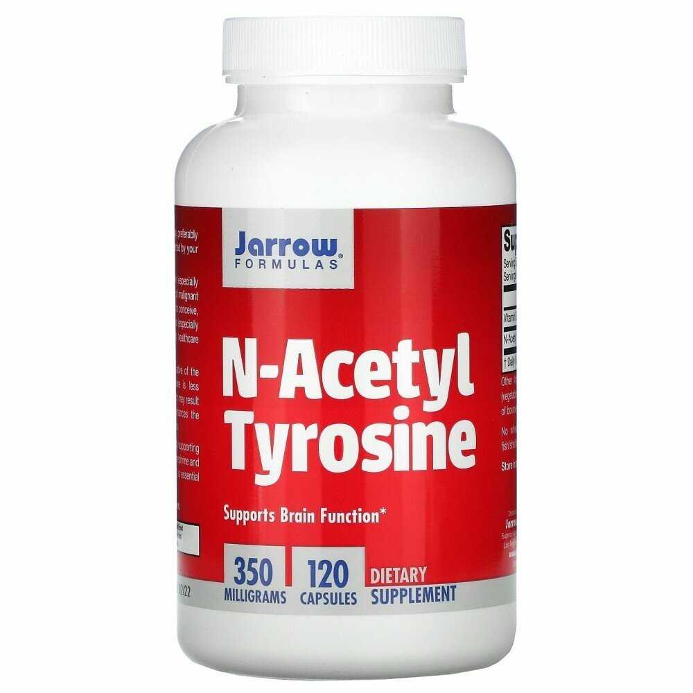 Jarrow Formulas N-Acetyl Tyrosine (350 мг) 120 капсул фотография 7